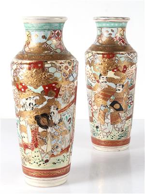 Paar Satsuma Vasen - Antiques and art