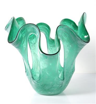 Vase bzw. Schale in der Art der italienischen Fazzoletti - Umění a starožitnosti
