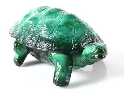 Deckeldose in Form einer Schildkröte - Umění a starožitnosti