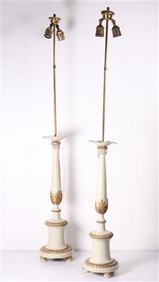 Paar Tischlampen in klassizistischer Stilform - Antiques and art