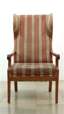 Biedermeier Ohrenbackenfauteuil - Kunst, Antiquitäten, Möbel und Technik