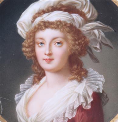Portaitteller " Maria Antoinette (1717 - 1780)" - Kunst, Antiquitäten, Möbel und Technik