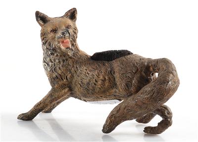 Tintenfederabstreifer in Form eines Fuchses - Arte e antiquariato