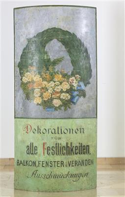 Großes Werbeschild, - Umění a starožitnosti