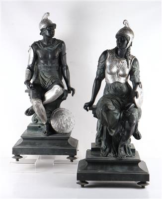 Paar Skulpturen - Arte e antiquariato