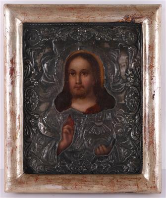 Ikone "Christus Pantocraror" - Antiques and art