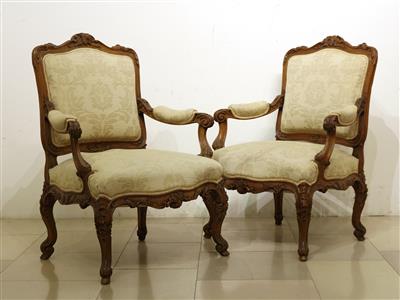 Paar Armsessel franz. Louis XV Stil - Arte e antiquariato