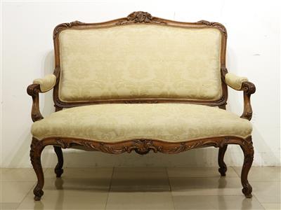 Sitzbank im franz. Louis XV Stil - Arte e antiquariato