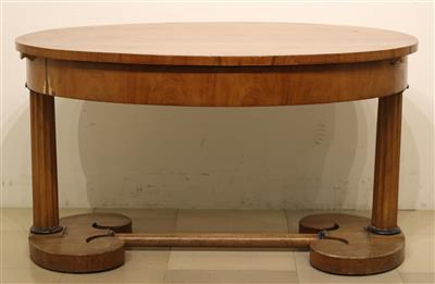Seltenes Modell eines ovalen Biedermeier Zentraltisches - Kunst, Antiquitäten, Möbel und Technik