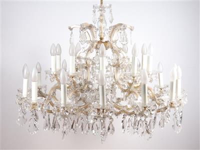 Glasluster in Kronenform - Antiques and art