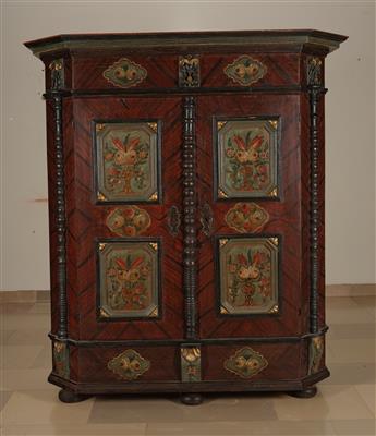 Früher oberösterreichischer Bauernschrank, - Kunst, Antiquitäten, Möbel und Technik