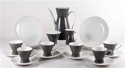 Kaffeservice, Entwurf Richard Latham (Büro Raymond Loewy) für "Rosenthal" - Kunst, Antiquitäten, Möbel und Technik