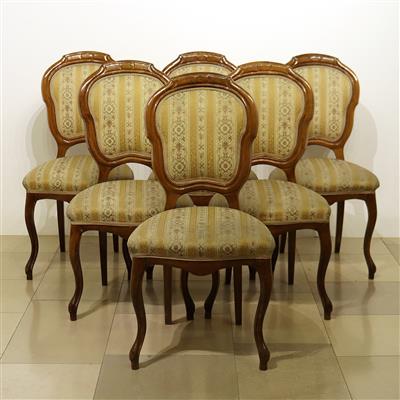 6 Sessel um 1860 - Kunst, Antiquitäten, Möbel und Technik