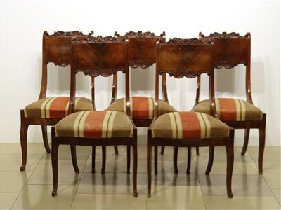 5 klassizistische Sessel - Kunst, Antiquitäten, Möbel und Technik