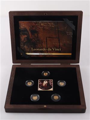 Münzcollection "Leonardo da Vinci" - Stříbro, umění, starožitnosti, nábytek