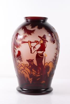 Große Vase mit Schäferszene - Art, antiques, furniture and technology