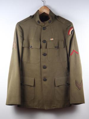 Amerikanische Uniformbluse aus dem 1. Weltkrieg - Umění, starožitnosti, nábytek a technika
