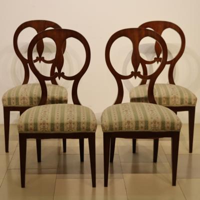4 Biedermeier Sessel - Arte, antiquariato, mobili e tecnologia