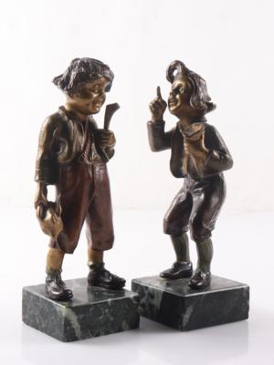 2 Bronzefiguren "Max  &  Moritz" - Arte, antiquariato, mobili e tecnologia