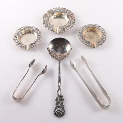 Silber/Metall-Konvolut (6) - Kunst, Antiquitäten, Möbel und Technik