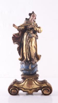 Kleine Barocke Skulptur "Maria Immaculata", - Art, antiques, furniture and technology