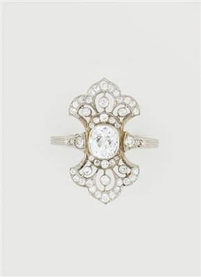 Meisterhafter Diamant Brillant Damenring - Art and Antiques, Jewellery