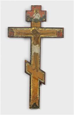 Russisches Ikonen Kreuz - Arte e antiquariato