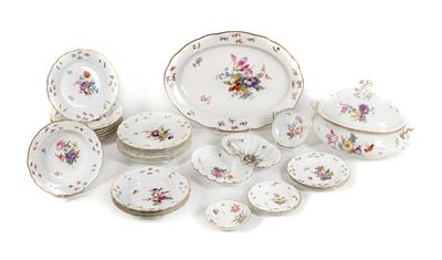 Speiseserviceteile, Porzellanmanufaktur Meissen, 19. Jahrhundert - Kunst, Antiquitäten und Möbel