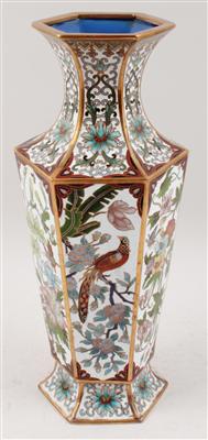 Cloisonné-Vase, - Antiques and Paintings