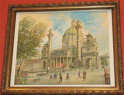 Richard Weidt * - Antiques and Paintings<br>(Watercolours of the 19th century)