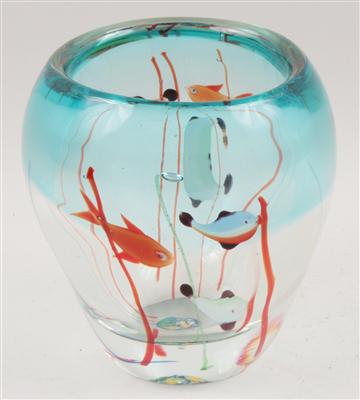 Vase mit Fischen, - Antiquitäten & Bilder