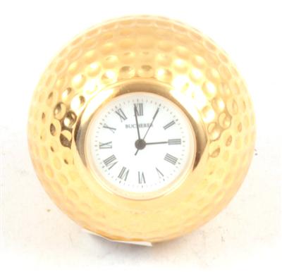 Golfball Tischuhr "Bucherer" - Antiques and Paintings