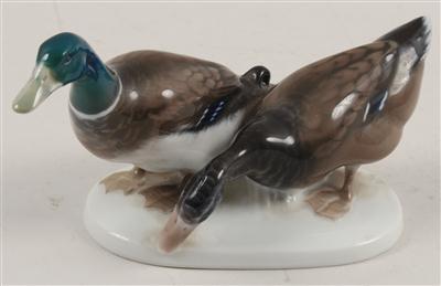 2 Enten, - Antiques and Paintings
