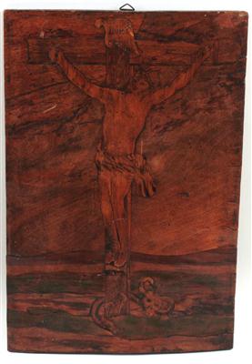 Christus am Kreuz, - Starožitnosti, Obrazy