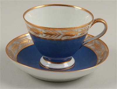 Tasse mit Untertasse, - Antiques and Paintings