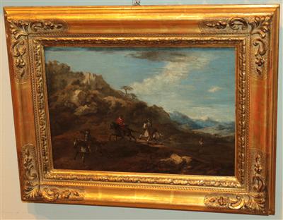 Italienische Landschaft des 17. Jahrhunderts - Starožitnosti, Obrazy