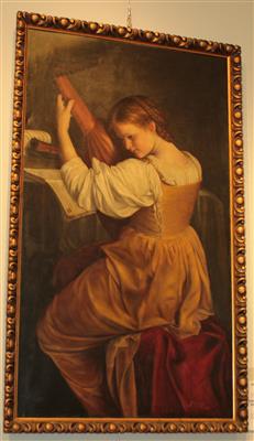 Kopie um 1900 nach Orazio Gentileschi (1563-1639) - Starožitnosti, Obrazy