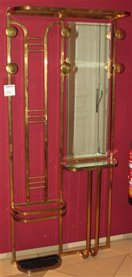Art Deco-Wandgarderobe, - Antiques and Paintings