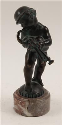 Karl Fiala, Kleiner Putto mit Dudelsack, - Antiques and Paintings