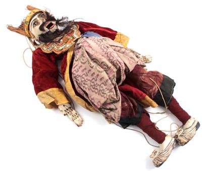 Burma: Eine typische Marionette. - Antiquitäten & Bilder
