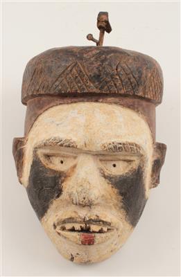 Afrika: Eine dekorative Maske, im Stil der Ibo (oder Ibibio), Nigeria. - Antiquariato e Dipinti