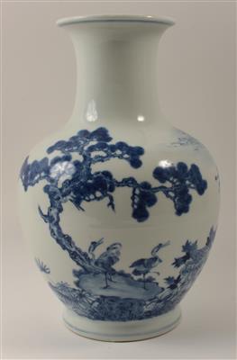 Blau-weiße Vase, - Antiquariato e Dipinti