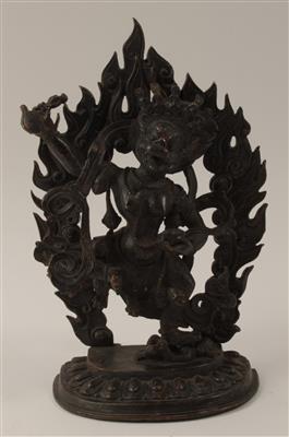 Figur des Yama Dharmaraja, - Antiquariato e Dipinti