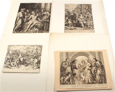 Konvolut Druckgraphik, 17. und 18. Jahrhundert - Antiquitäten & Bilder