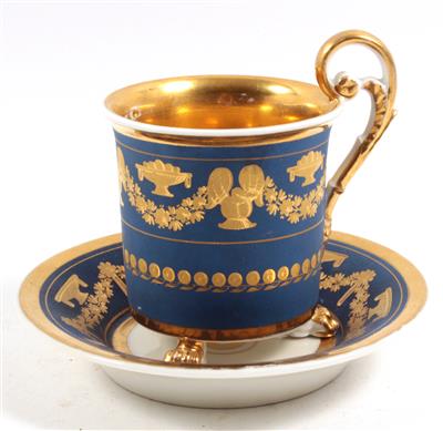 Sammel-Tasse mit Untertasse, - Antiques and Paintings