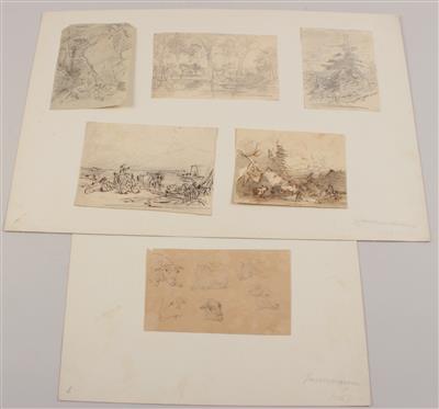 Friedrich Gauermann - Antiquitäten & Bilder - Schwerpunkt: Grafiken, Zeichnungen und Aquarelle - 20. & 19. Jahrhundert