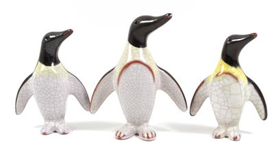 Walter Bosse-3 Pinguine, - Antiques and Paintings