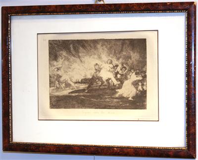 Francisco Goya y Lucientes - Winter-Auktion (Antiquitäten, Bilder, Möbel, Teppiche, Design)