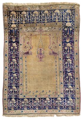 Persischer Seidenteppich, - Winter-Auktion (Antiquitäten, Bilder, Möbel, Teppiche, Design)