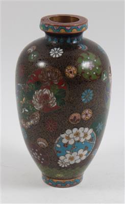 Cloisonné-Vase, - Antiques and Paintings